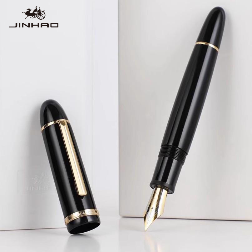 Office Stationery Supply Business - JINHAO X159 pulpen logam emas klip