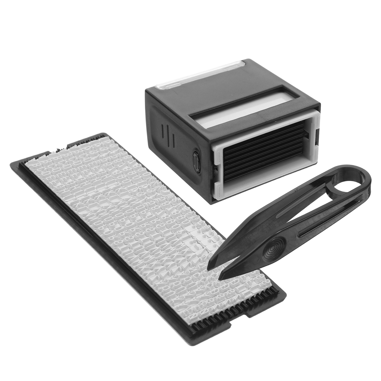 Self Inking Stamp - 1Set Kit Stempel Otomatis untuk Kantor,