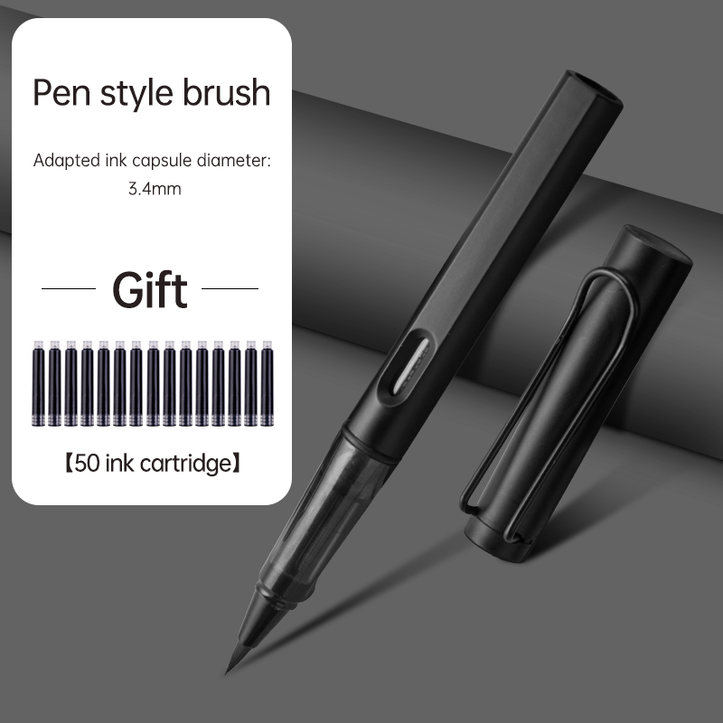 Fountain Pen Ink - Set Pulpen Kuas Fountain dengan 50