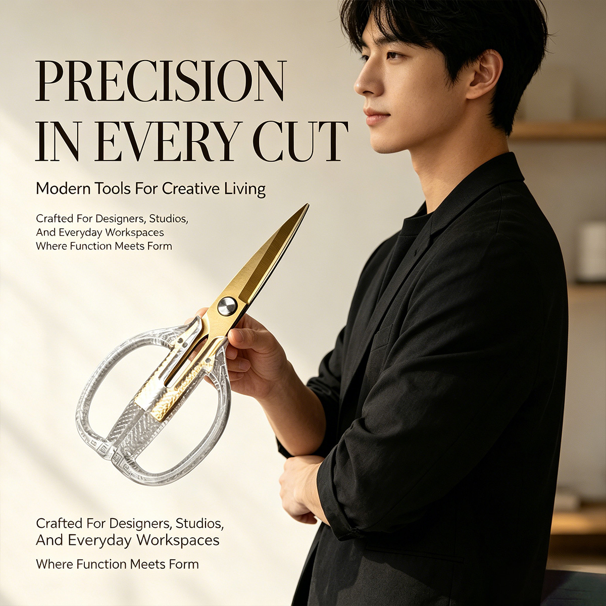 Scissors Stainless Craft - Gunting Baja Tahan Karat Profesional -