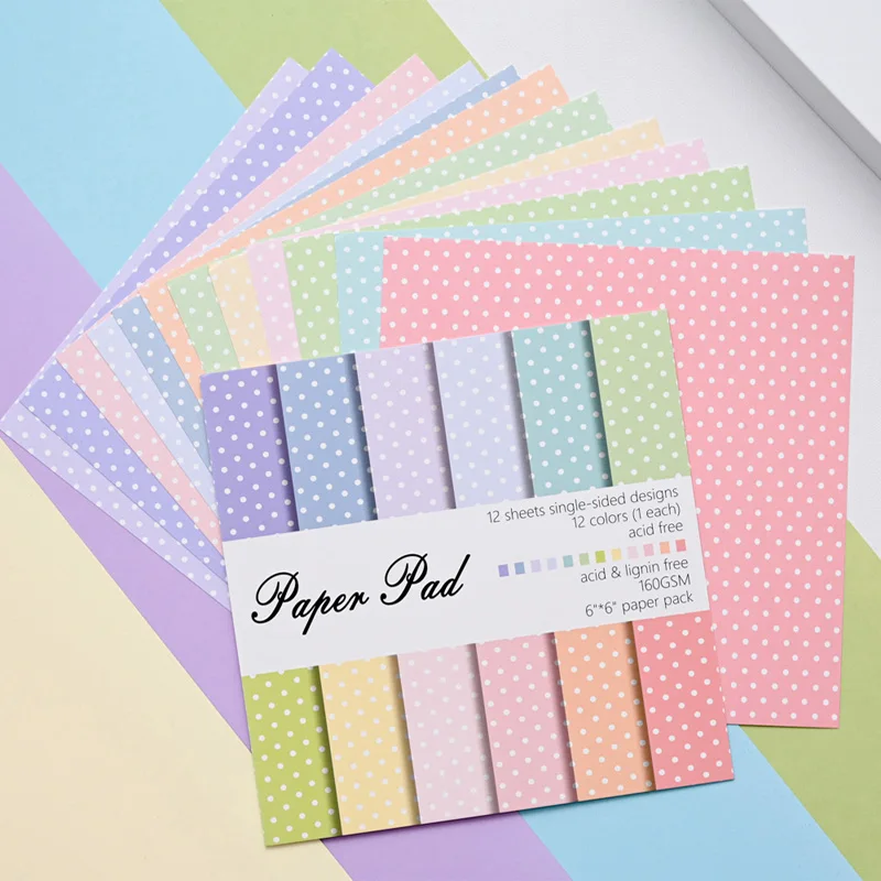 Graph Paper Pad - 12 Lembar Kertas Kerajinan Pola Titik