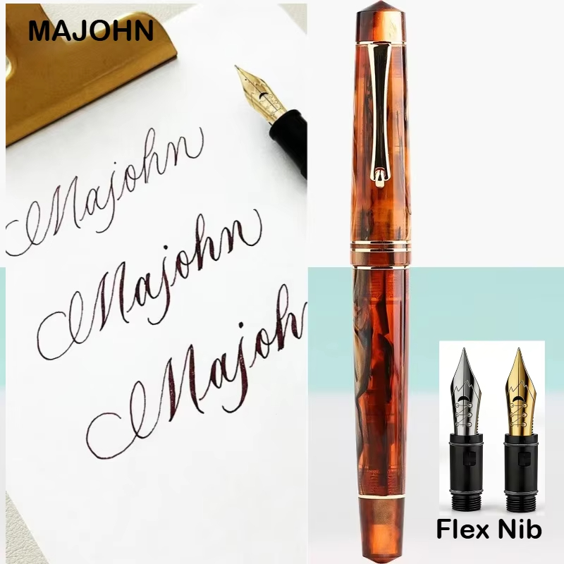Office Stationery Supply Business - Majohn M800 Resin Fountain Pen No.6