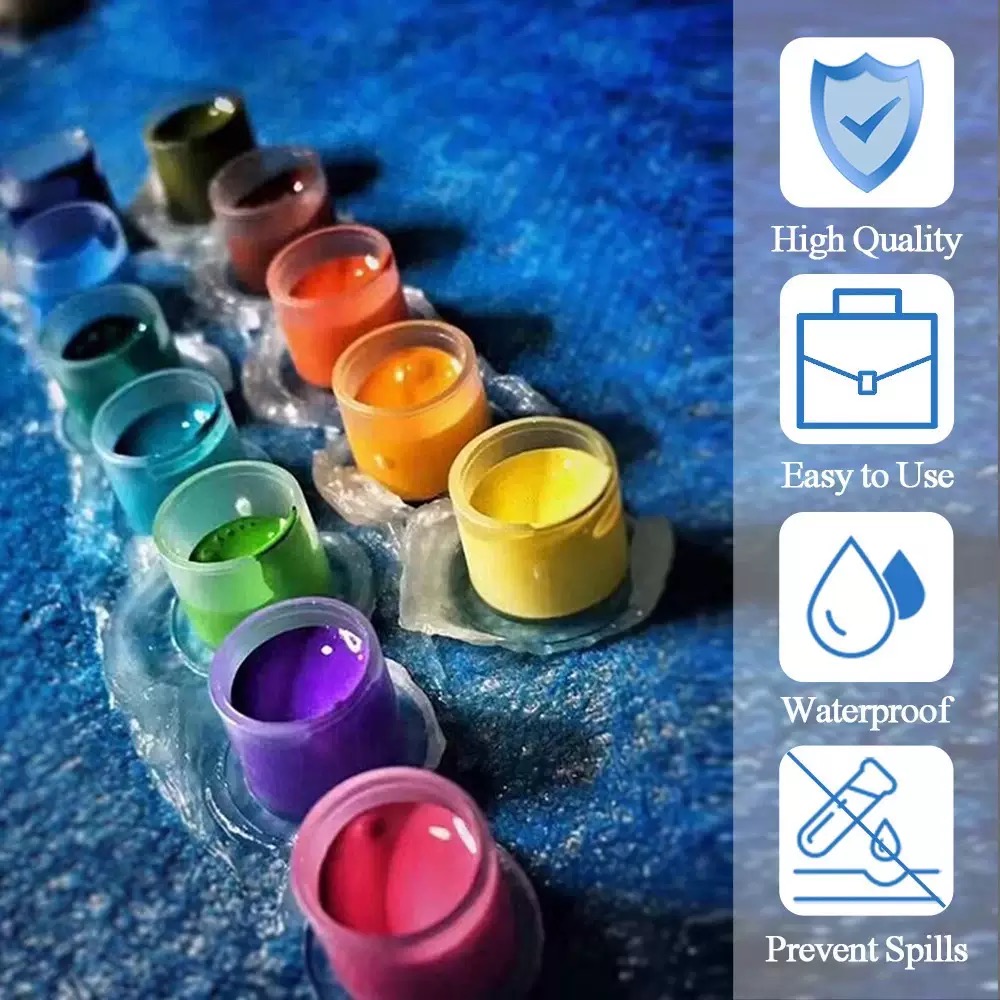 Calligraphy Ink Bottle - 1000/500/100 Buah Cangkir Tinta Tato Plastik