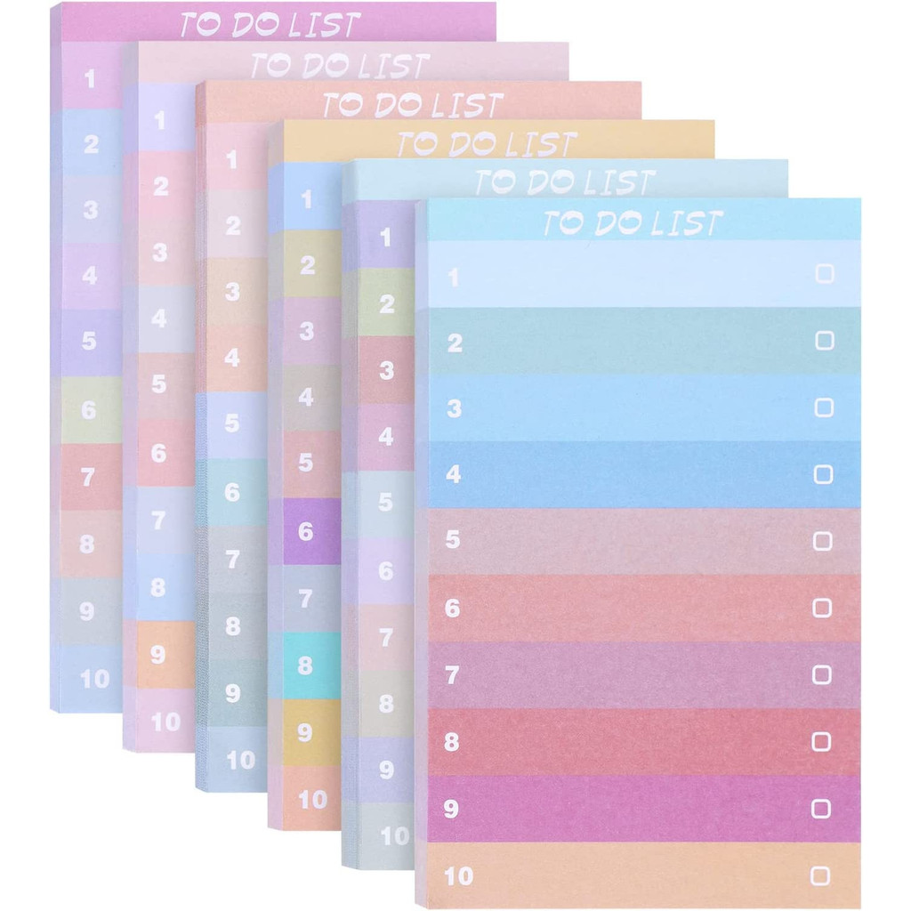 Office Stationery Supply List - 50 Lembar Catatan Tempel Berwarna Gradasi