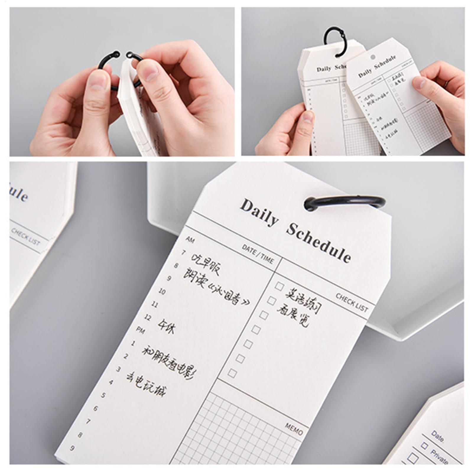 Office Stationery Supply List - Notepad Portabel Daftar Tugas Jadwal Harian