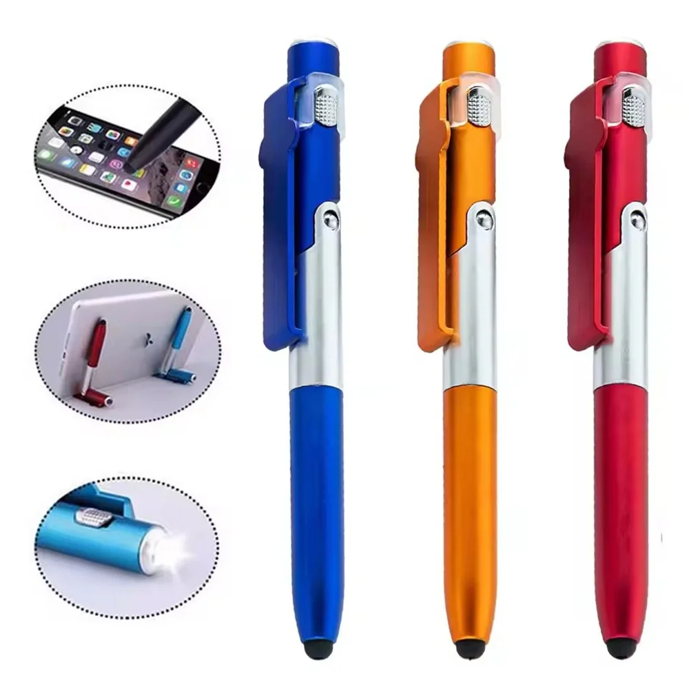 Stationery Supply - Pena Bolpoin Lipat Multifungsi 4-in-1 dengan