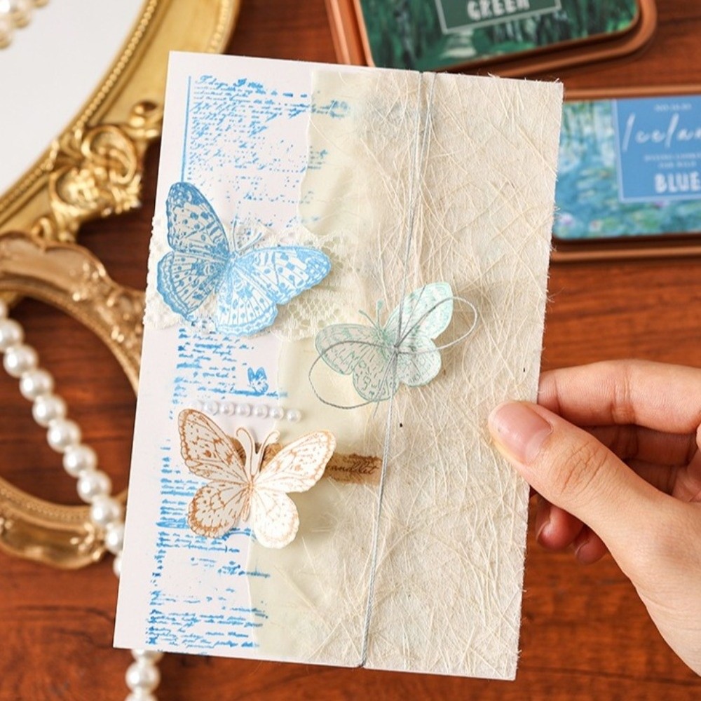 Self Inking Stamp - Bantalan Tinta Vintage Warna-warni Baru Mudah