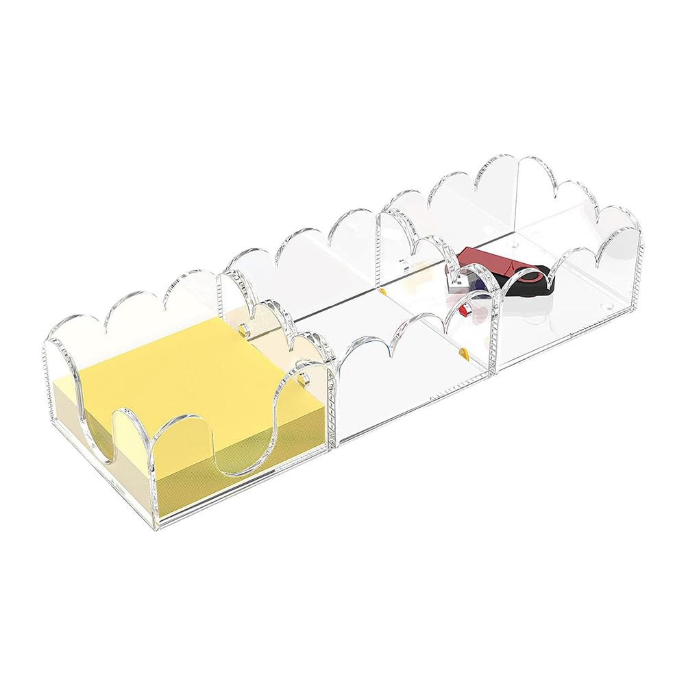 Paperclip Magnetic Set - Tempat Catatan Tempel Akrilik Magnetik 3-in-1:
