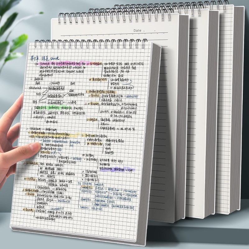 Graph Paper Pad - Buku catatan B5 spiral, buku kecil