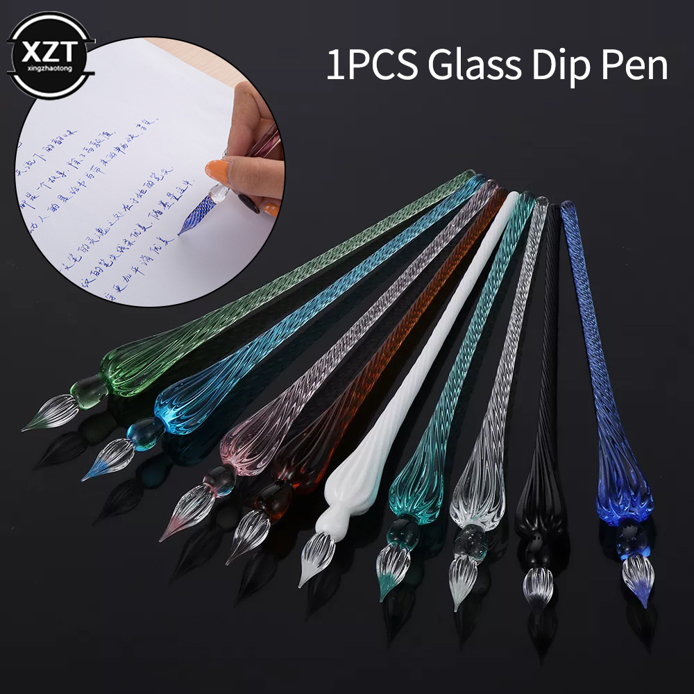 Fountain Pen Ink - 1 Buah Baru Antik Kaca Dip
