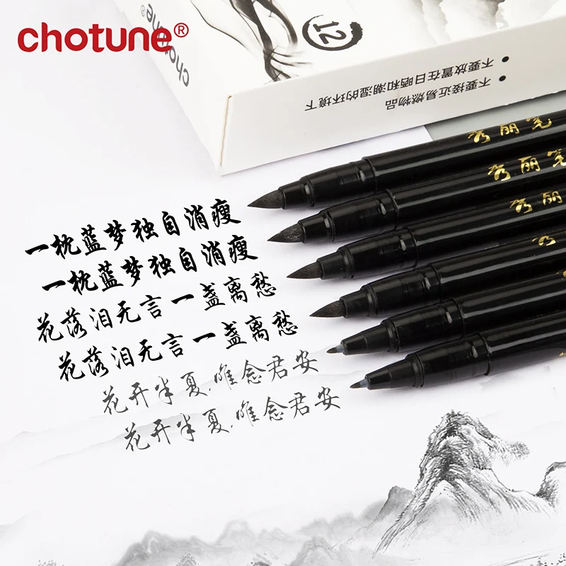 Set pena tulisan kuas pena kal - Fountain Pen Ink ulasan dan harga