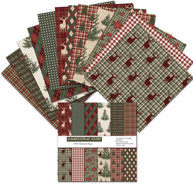 1Set Vintage Selamat Natal buk - Graph Paper Pad ulasan dan harga