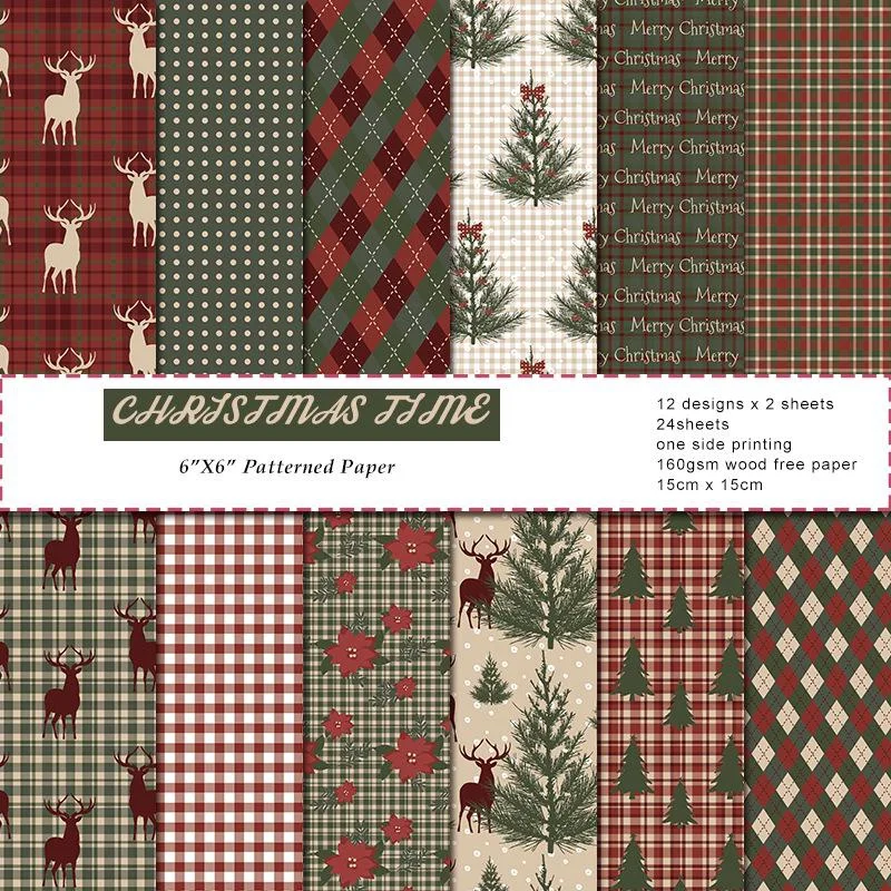 1Set Vintage Selamat Natal buk - Graph Paper Pad ulasan dan harga