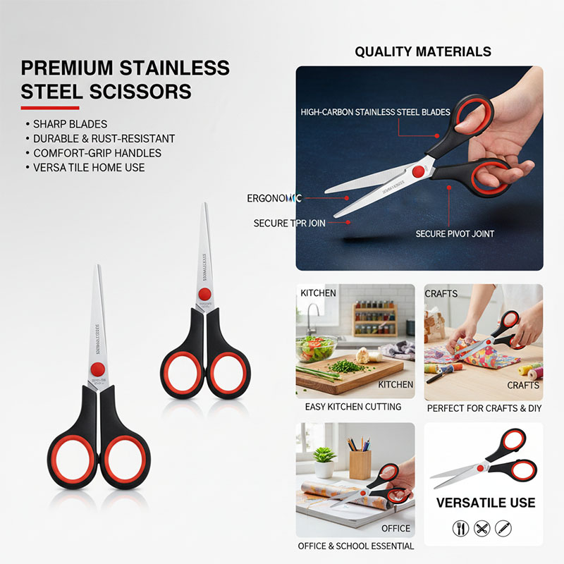 Gunting Jahit Stainless Steel, - Scissors Stainless Craft ulasan dan harga