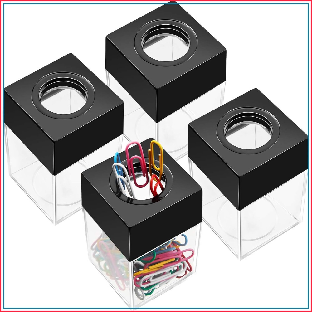 Set Dispenser Klip Kertas Magn - Paperclip Magnetic Set ulasan dan harga
