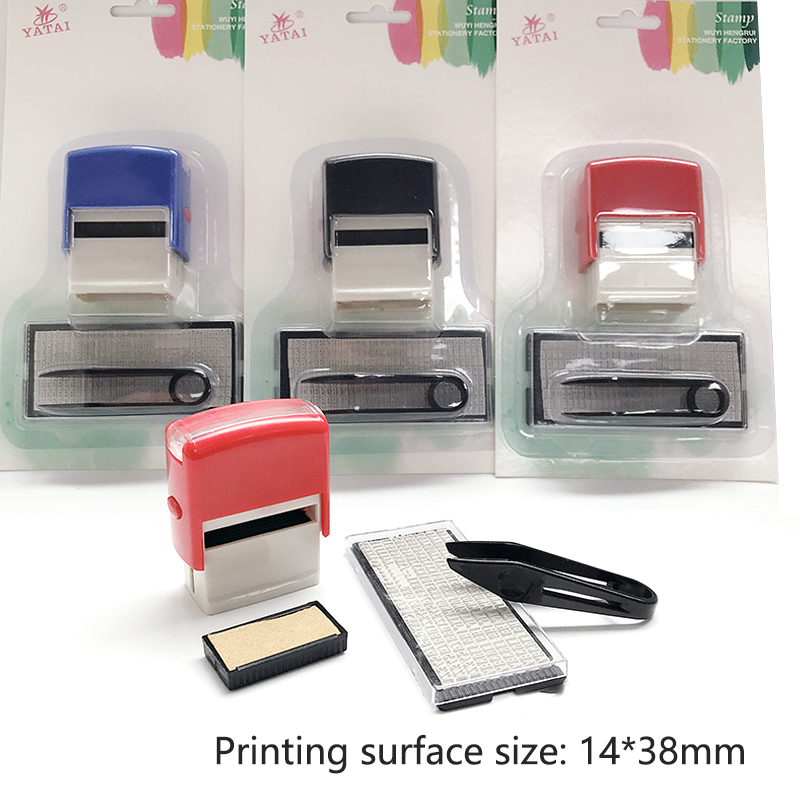 Kit Stempel Karet Otomatis DIY - Self Inking Stamp ulasan dan harga