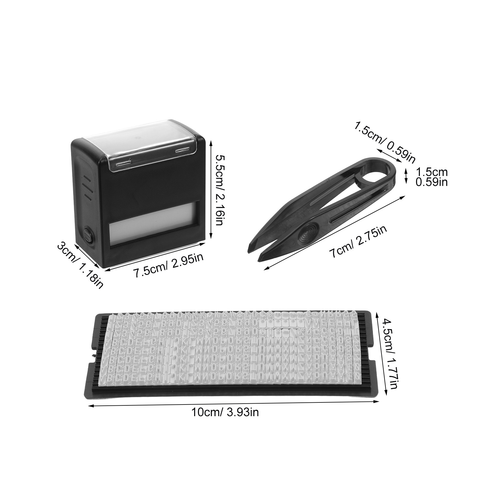 1Set Kit Stempel Otomatis untu - Self Inking Stamp ulasan dan harga