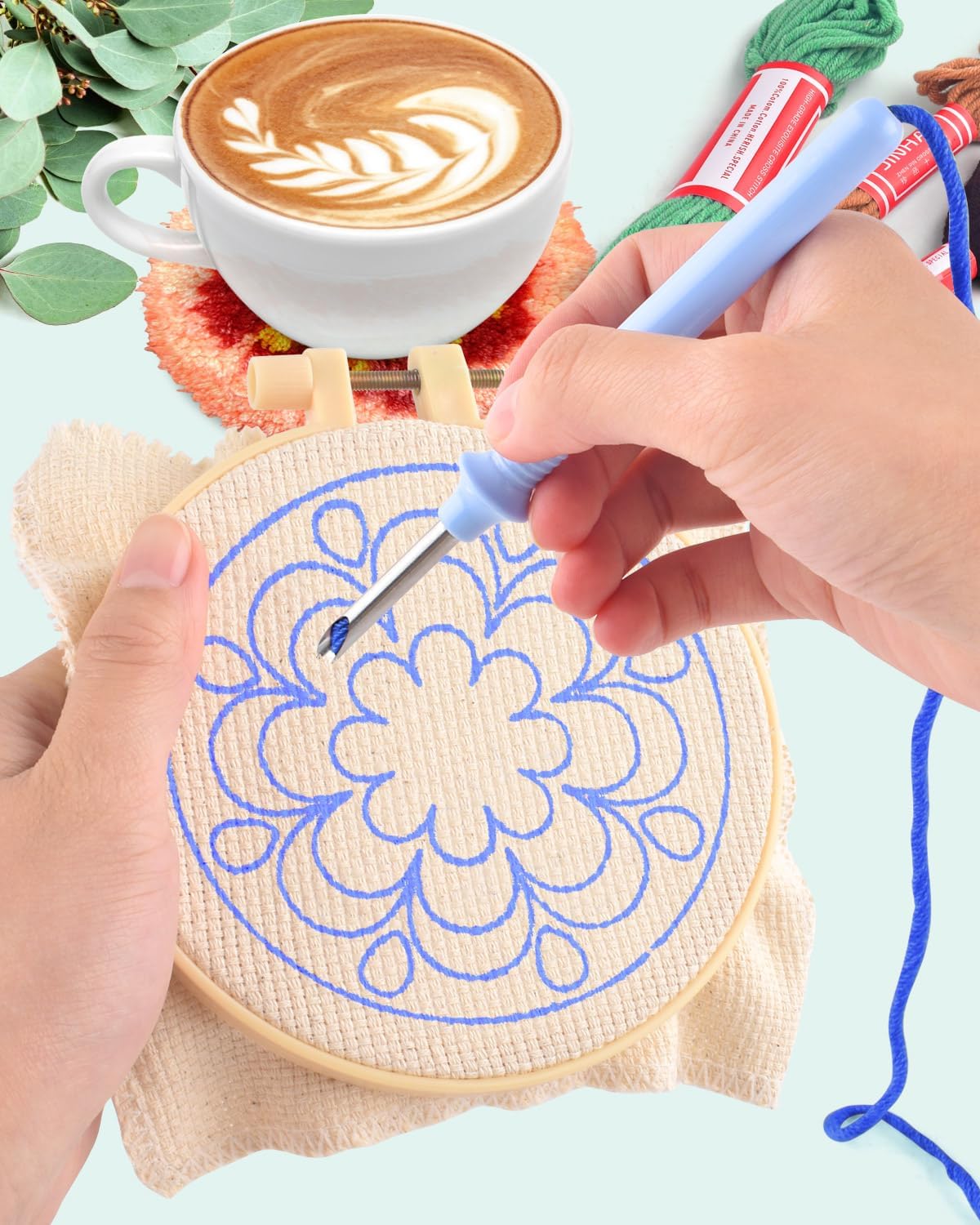 6 Buah Kit Bordir Jarum Peluba - Graph Paper Pad ulasan dan harga