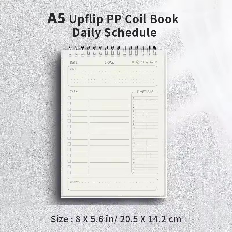 1 Buah Buku Catatan A5 Spiral  - Office Stationery Supply List ulasan dan harga