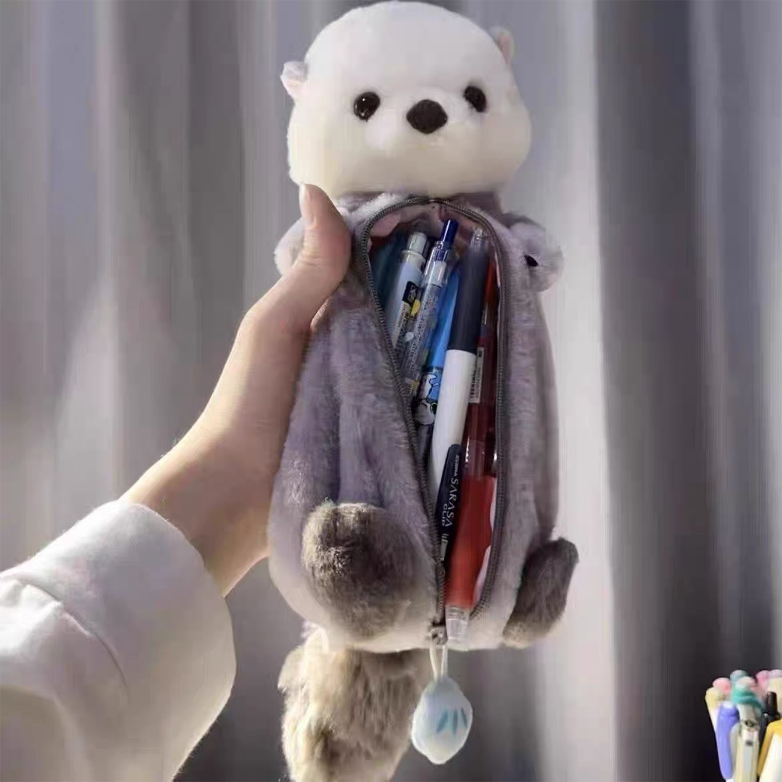 Tempat Pensil Boneka Plush Kre - Stationery Supply ulasan dan harga