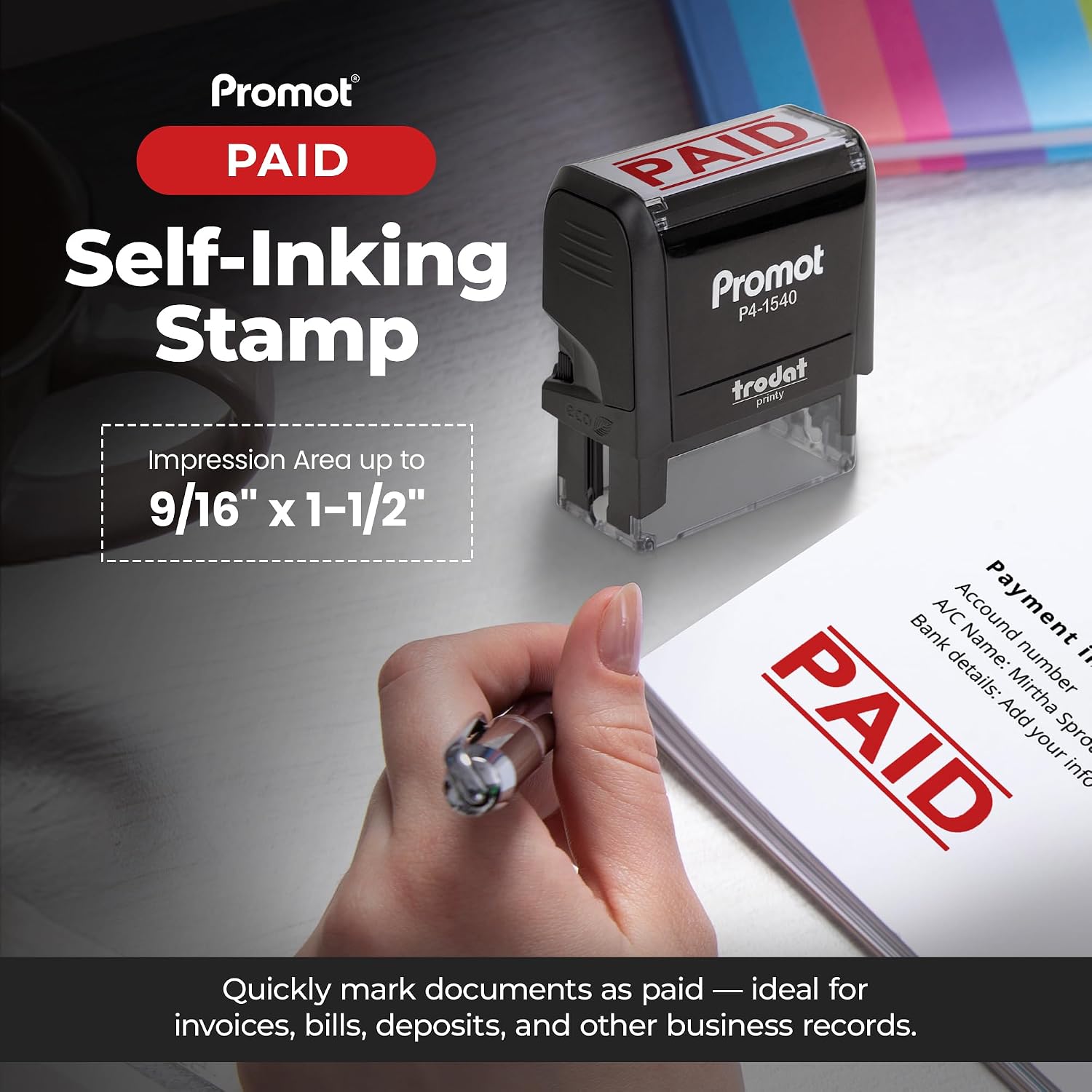Stempel Kantor Isi Ulang Merah - Self Inking Stamp ulasan dan harga