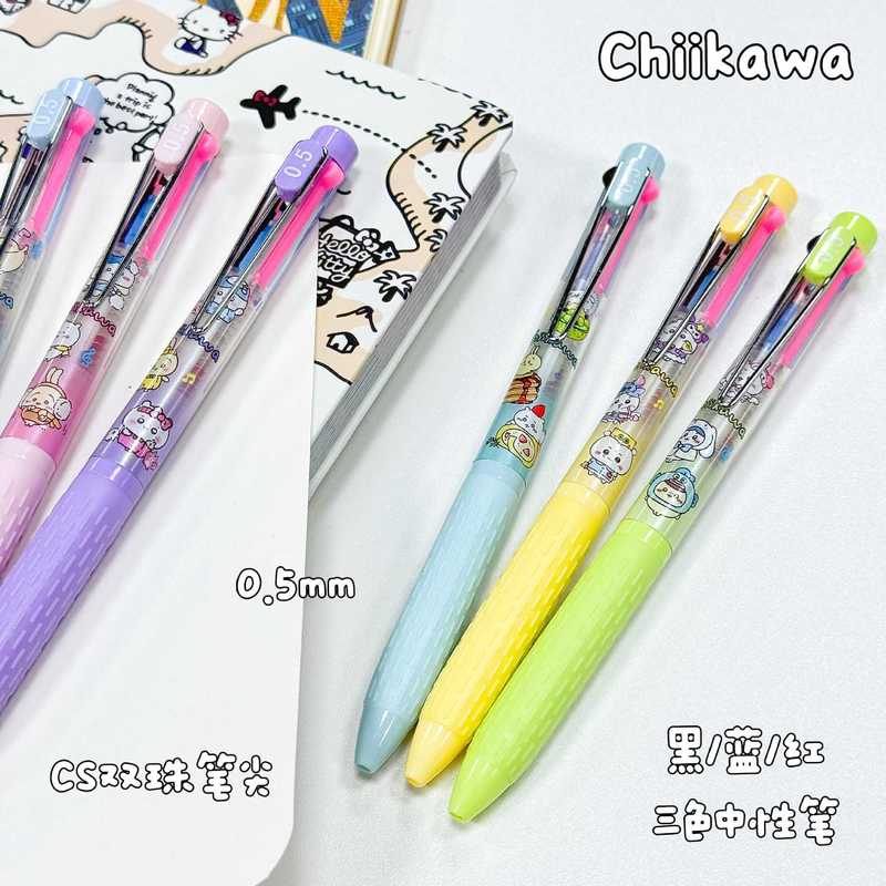 6-36 Buah Pena Chiikawa 3 Warn - Stationery Warehouse ulasan dan harga