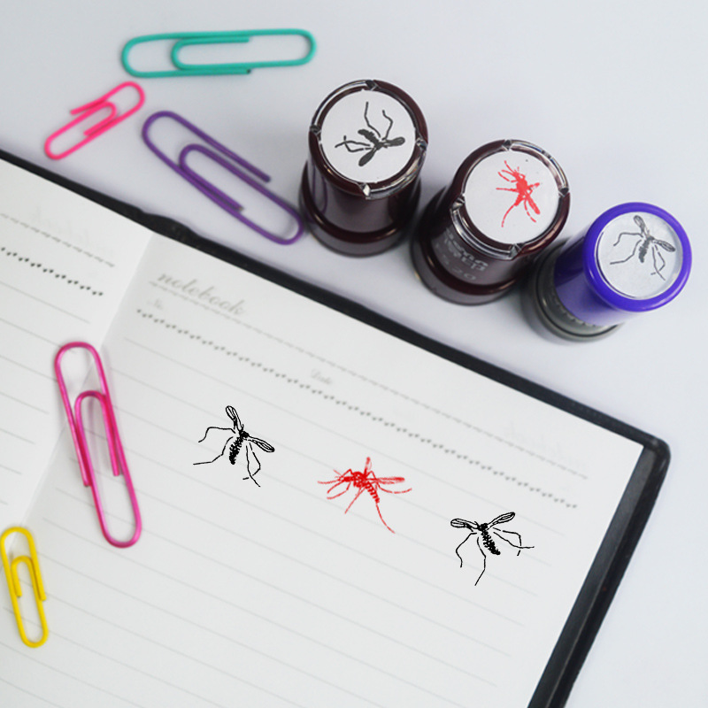 1/4 Buah Stempel Motif Nyamuk  - Self Inking Stamp ulasan dan harga