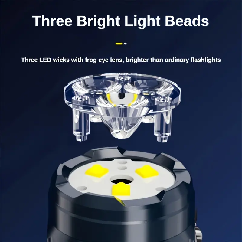 Senter Mini 3LED dengan Klip P - Stationery Supply ulasan dan harga
