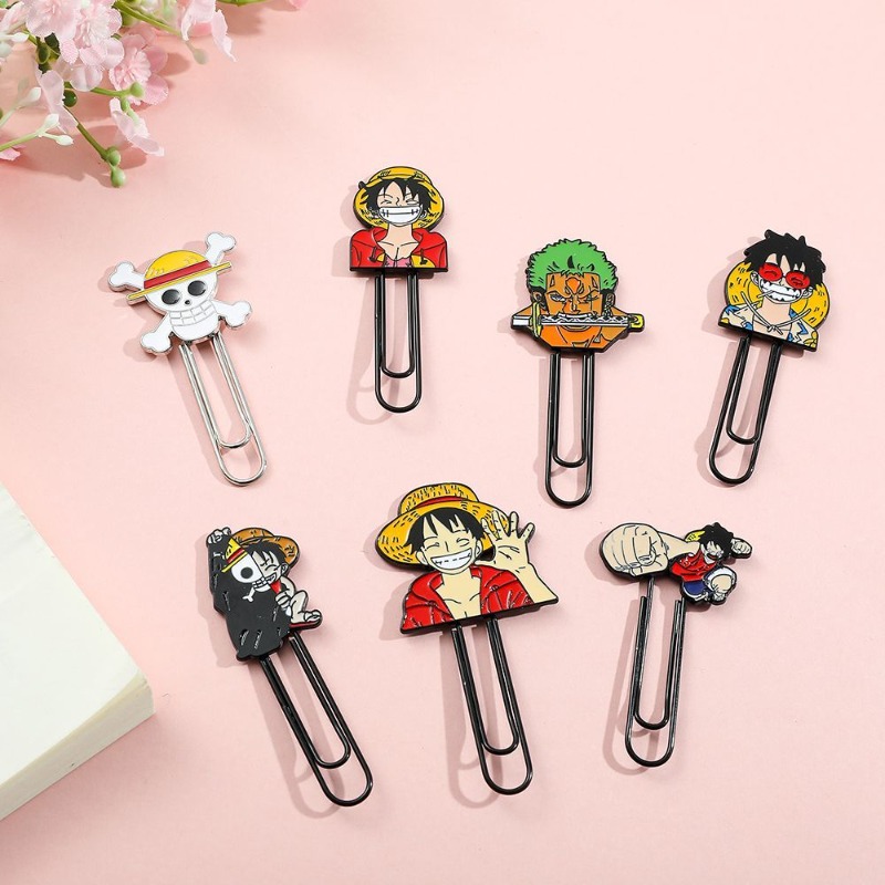 Baru One Piece Luffy Roronoa Z - Paperclip Magnetic Set ulasan dan harga