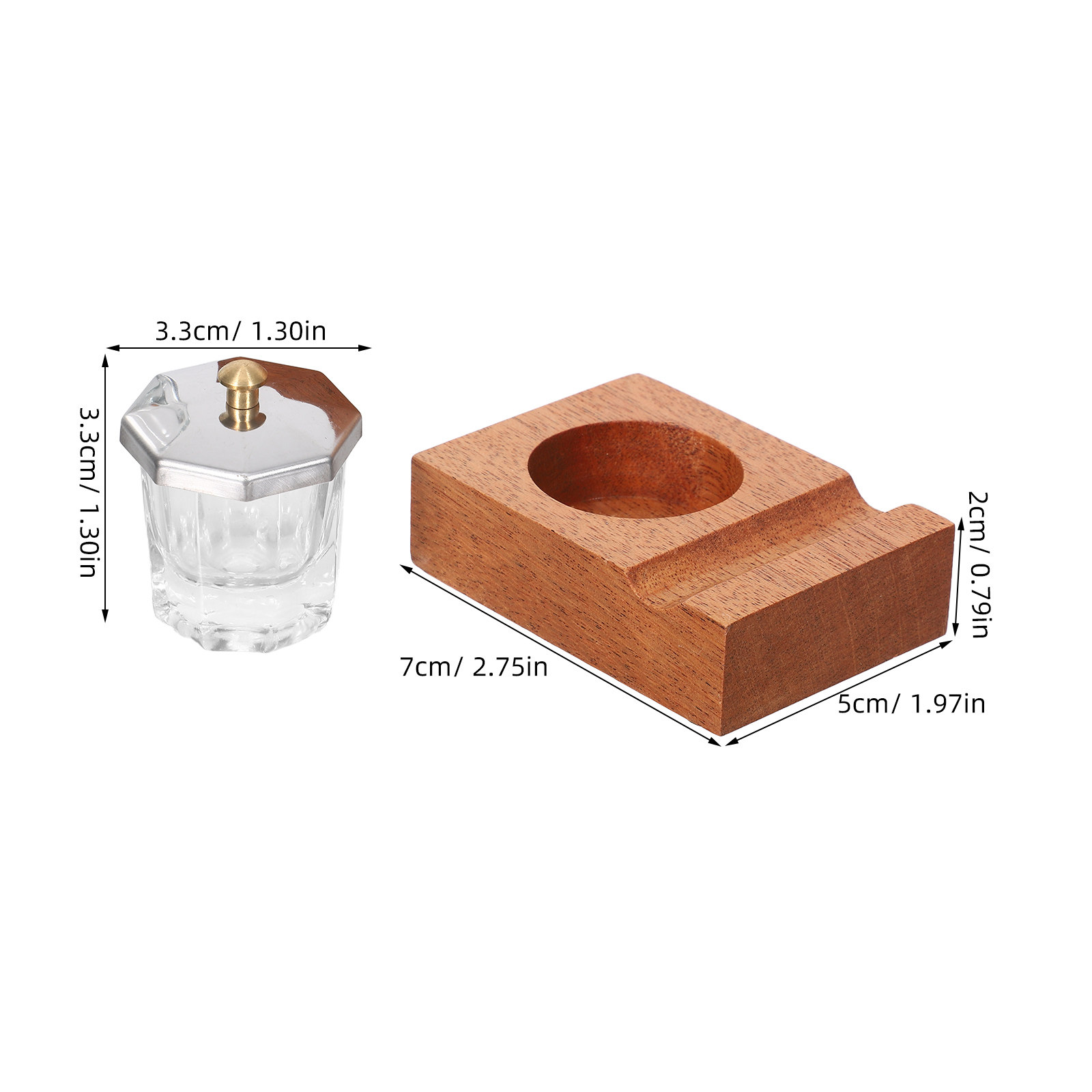 1Set Penyangga Pena Kayu untuk - Calligraphy Ink Bottle ulasan dan harga